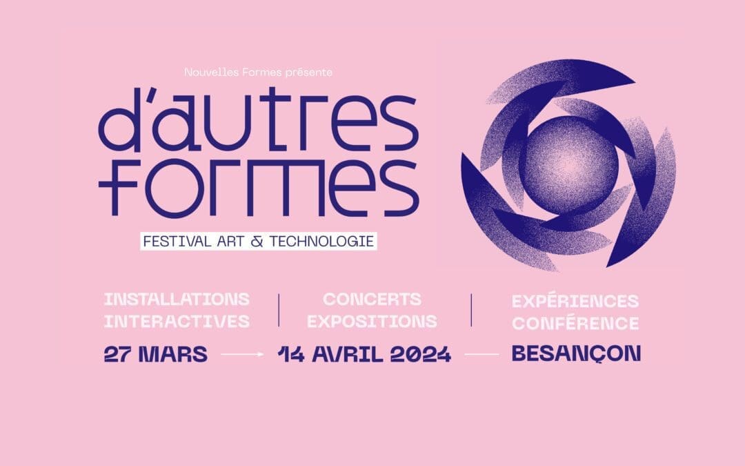 Vidéo du festival D'Autres Formes à Besançon, montrant des installations lumineuses et sonores, jeux vidéo, concerts et expositions, filmée par Thibaut LAB