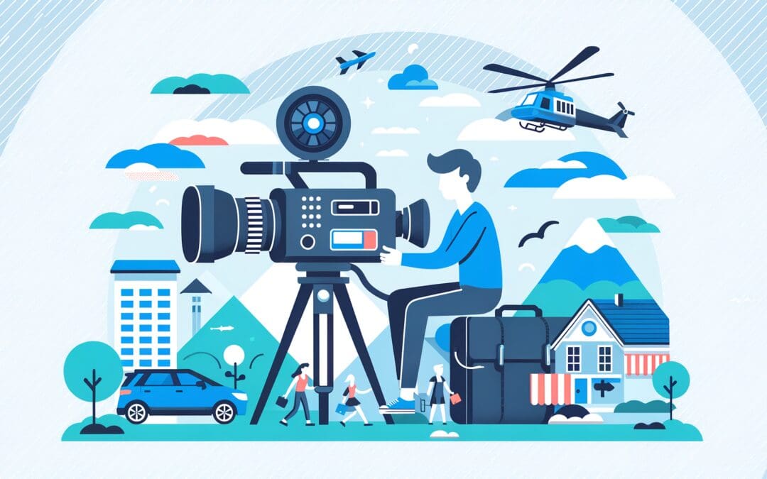 <img src="image-lien" alt="Illustration en flat design d'une vidéo d'entreprise,